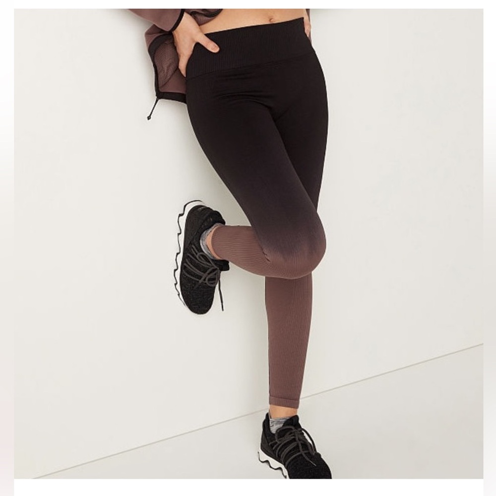 Pink Victoria Secret I am Strong Ombre Leggings